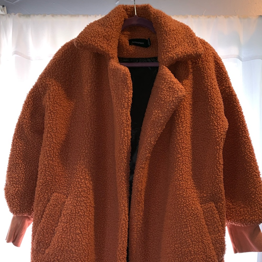 Mink Pink teddy coat